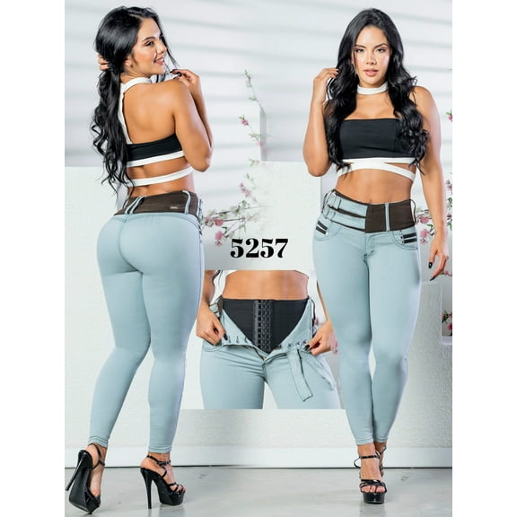 Colombian butt lifting jean with shapewear