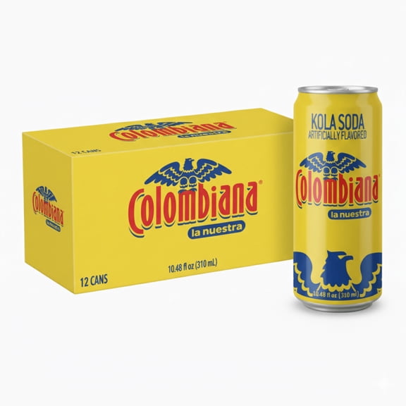 Colombiana Soda 12 Pack 10.5 oz. Cans - Imported from Colombia