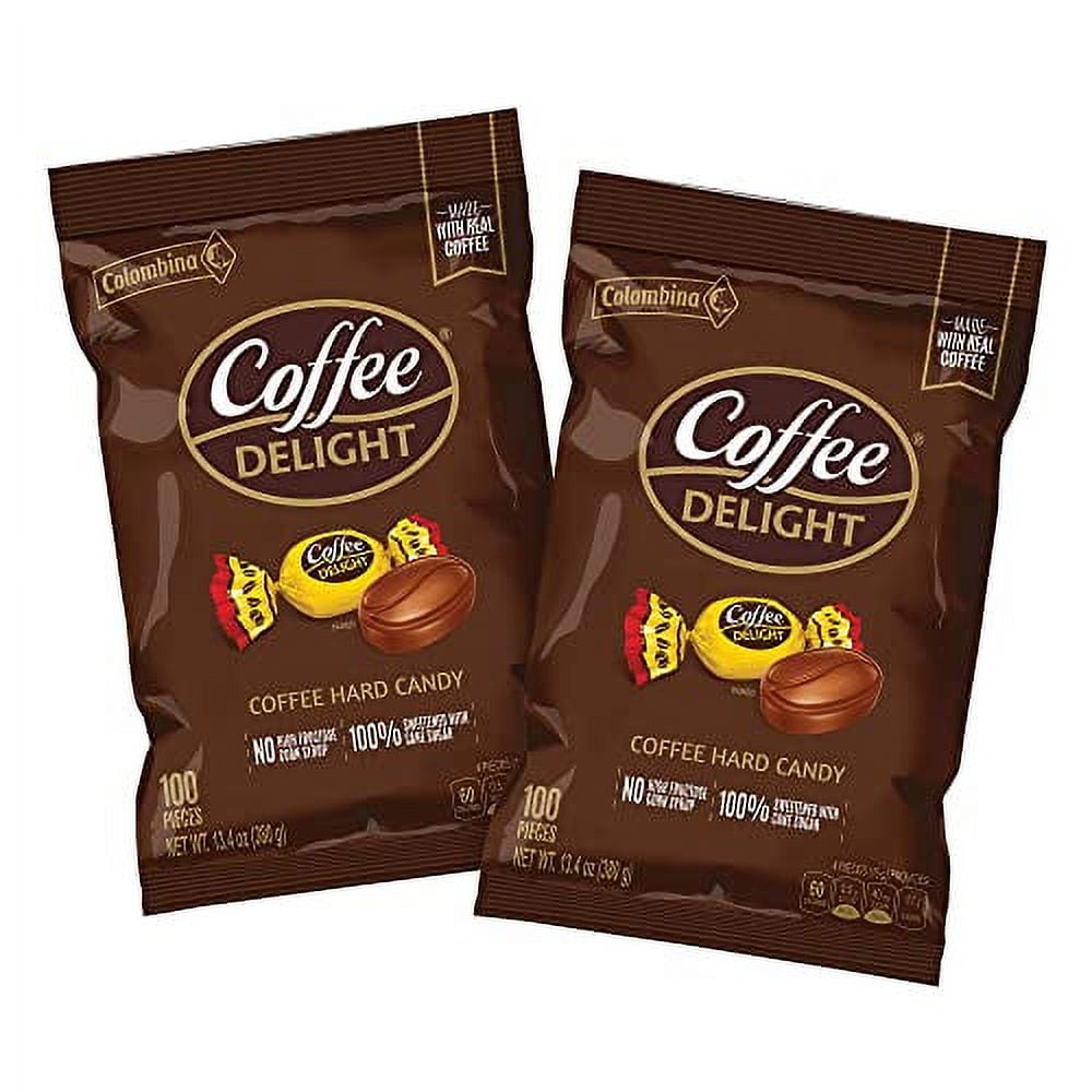 Colombina Coffee Delight Hard Candy, Made with real coffee