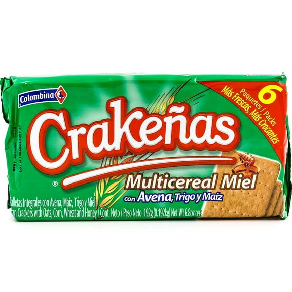 Colombina Crackers, Honey & Oats, 6.8 Oz