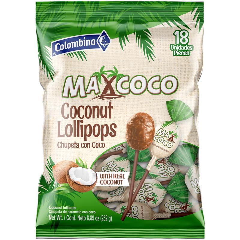 Max Coco Coconut Lollipops 18pcs - Walmart.com