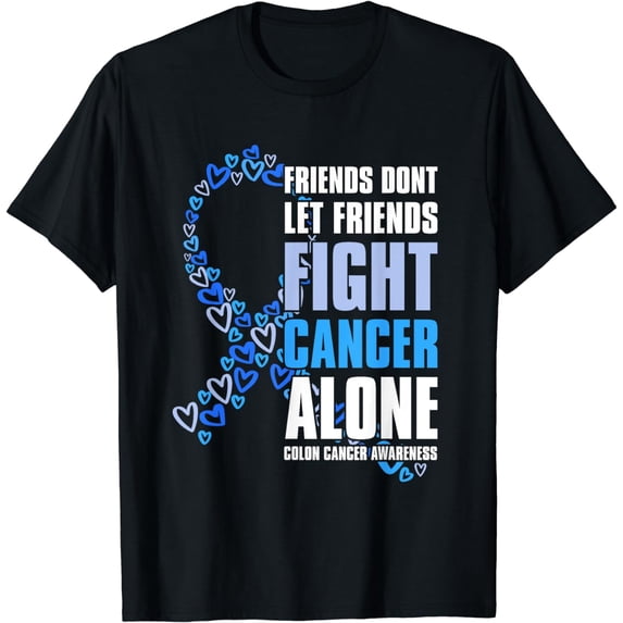 Colon Cancer Awareness Colonoscopy Friends T-Shirt