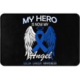 thumbnail image 1 of Colon Cancer Awareness Doormat Front Door Rug, 24"X16" Absorbent Machine Washable Inside Door Mat, Non Slip Low-Profile Entrance Rug for Entry, Back Door, 1 of 5