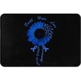 thumbnail image 1 of Colon Cancer Awareness Doormat Front Door Rug, 24"X16" Absorbent Machine Washable Inside Door Mat, Non Slip Low-Profile Entrance Rug for Entry, Back Door, 1 of 5