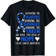 thumbnail image 1 of Colon Cancer Awareness Gifts Colonoscopy Survivor Fighter T-Shirt, 1 of 4