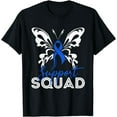 thumbnail image 1 of Colon Cancer Awareness Support Squad Blue Ribbon T-Shirt, 1 of 2