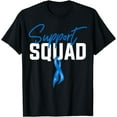 thumbnail image 1 of Colon Cancer Awareness Support Squad Blue Ribbon T-Shirt, 1 of 4