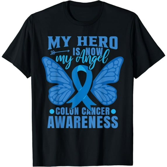 Colon Cancer Butterfly T-Shirt