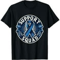 thumbnail image 1 of Colon Cancer Support Squad Blue Ribbon T-Shirt, 1 of 2