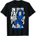 thumbnail image 1 of Colon Cancer Support Tee Family Blue Colon Cancer Awareness T-Shirt, 1 of 4