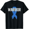 thumbnail image 1 of Colon Cancer Warrior Awareness Colonoscopy Blue T-Shirt, 1 of 4