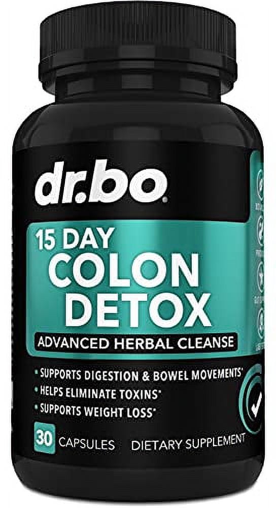 Colon Cleanser Detox for Weight Loss 15 Day Intestinal Cleanse Pills
