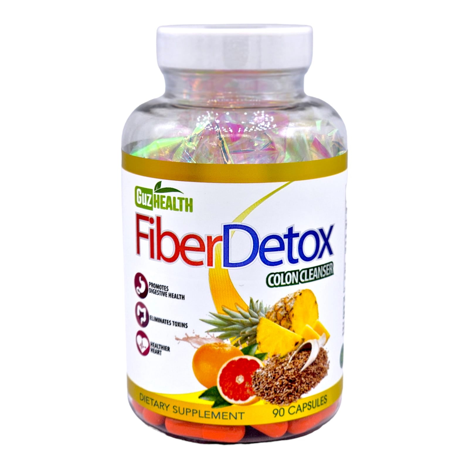 Colon Cleanser Fiber Detox Eliminate Toxins, Constipation Relief