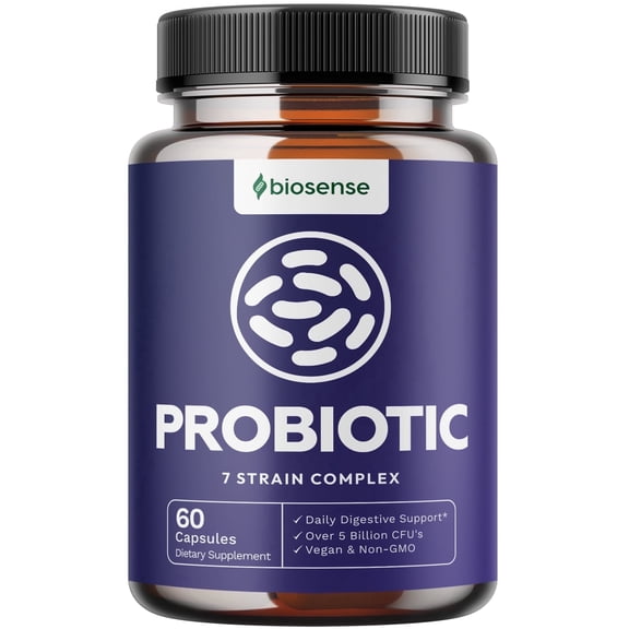 Bio Sense Probiotic 40 Billion CFU  Gut Health & Digestive Support Supplement, 60 Capsules