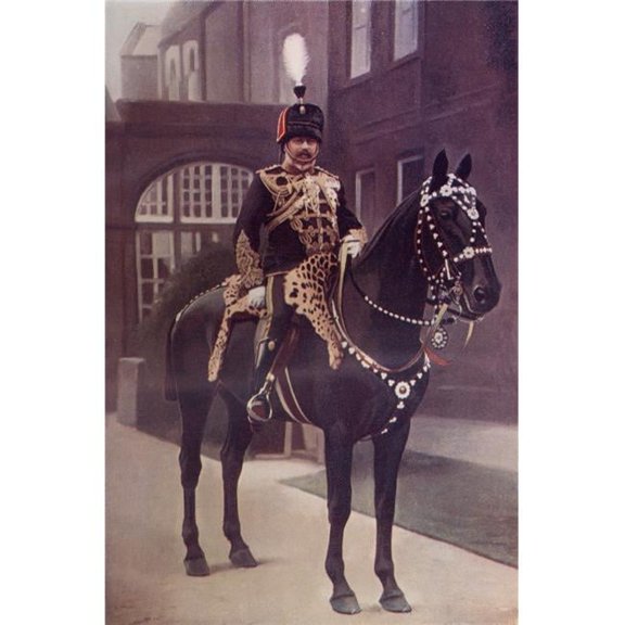 Colonel of The 10th Hussars - H.R.H. The Prince of Wales. George Frederick Ernest Albert - Later King George V From The Book South Africa & The Transvaal War - Volume 1 Publishe