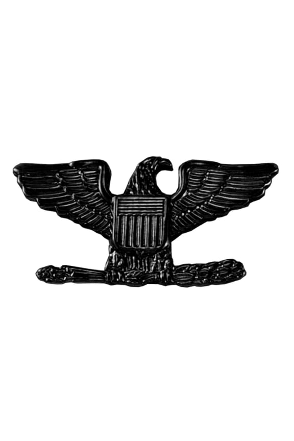 Hero’s Pride Colonel Insignia Pin – Mini 3/4", Set of 2, Black Finish