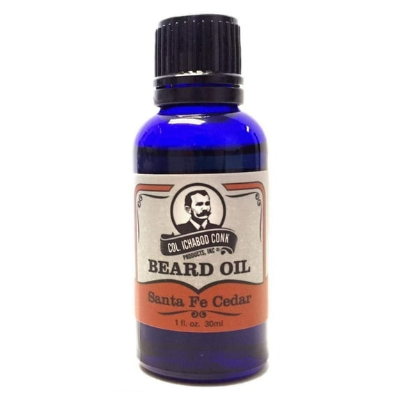 Col. Conk’s Natural Beard Oil for Men, Nourishing Beard Care for Men, Santa Fe Cedar, 1 oz