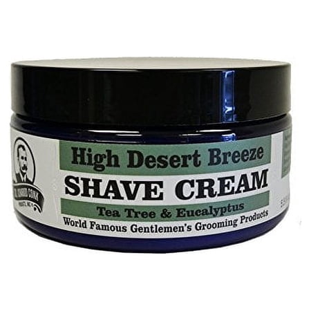 Col. Conk Natural Shave Cream for Men, Shaving Cream with Essential Oils, High Desert Breeze, 160ml