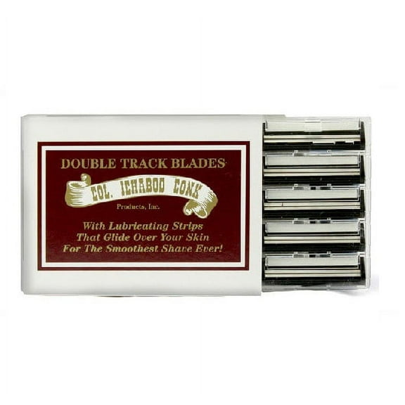 Colonel Ichabod Conk Trac II Razor Blades 10 ct. + 3 Count Eyebrow Trimmer
