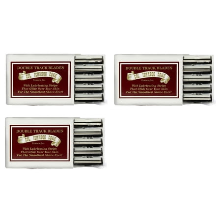Colonel Ichabod Conk Trac II Razor Blades 10 ct. (Pack of 3)