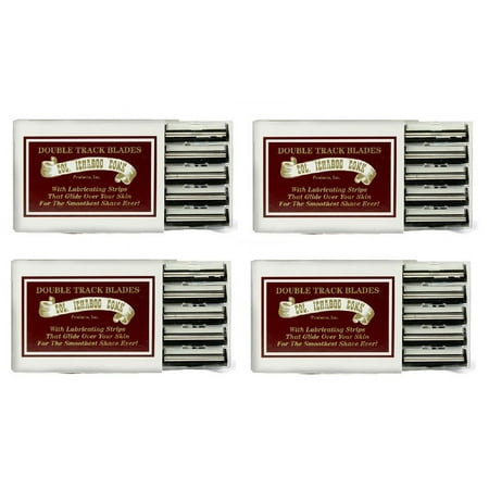 Colonel Ichabod Conk Trac II Razor Blades 10 ct. (Pack of 4)