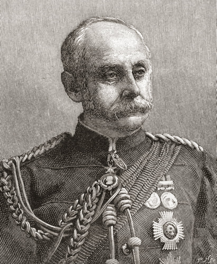 Colonel Sir Edward Ridley Colborne Bradford 1St Baronet 1836 Canvas Art - Ken Welsh Design Pics (24 x 30)
