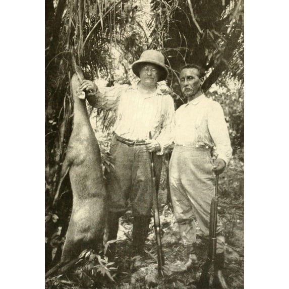 Colonels Roosevelt And Rondon With Bush Deer They Have Killed To Supply The Expedition With Food. Jan.-Feb. 1914. The Brazilian State Of Rondonia Is Named For His Humanitarian Protection Of Brazils