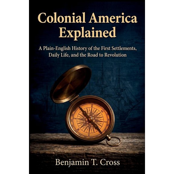 Colonial America Explained: A Plain-English History of the First Settlements, Daily Life, and the Road to Revolution, (Paperback)