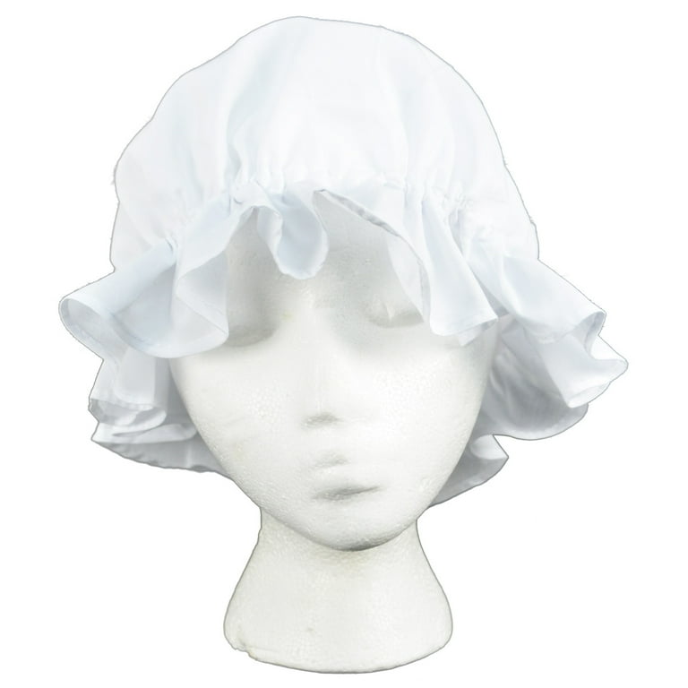 Colonial Amish Mob Pilgrim, Poor Girl, Maid Costume Hat Colonial Amish Mob Pilgrim, Poor Girl, Maid Costume Hat