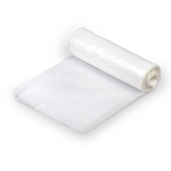 Colonial Bag Trash Bag HDPE Medium Duty Clear 20-30 Gallon, 30 x 37, 500 Bags