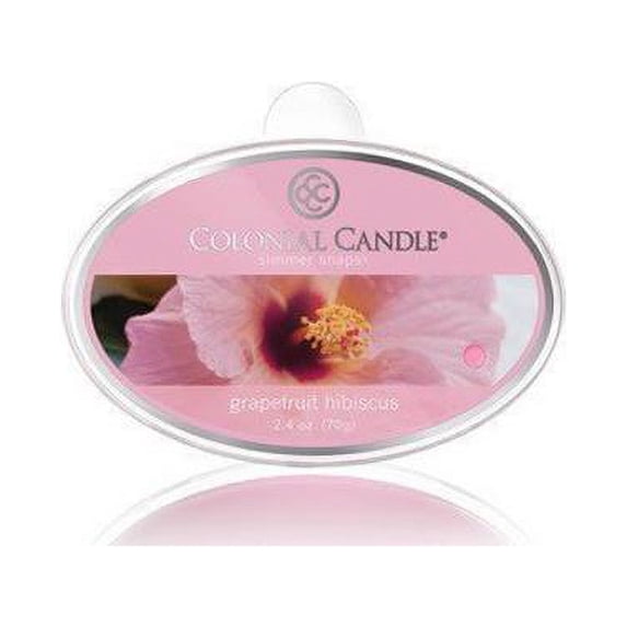 Colonial Candle CCSNAPS.4647 Grapefuirt Hibiscus Simmer Snaps, Pink - Pack of 8
