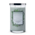 thumbnail image 1 of Colonial Candle Classic Eucalyptus Mint Scented Jar Candle, 2 Wick, 19 oz, 120 Hours Burn, Water, 1 of 7