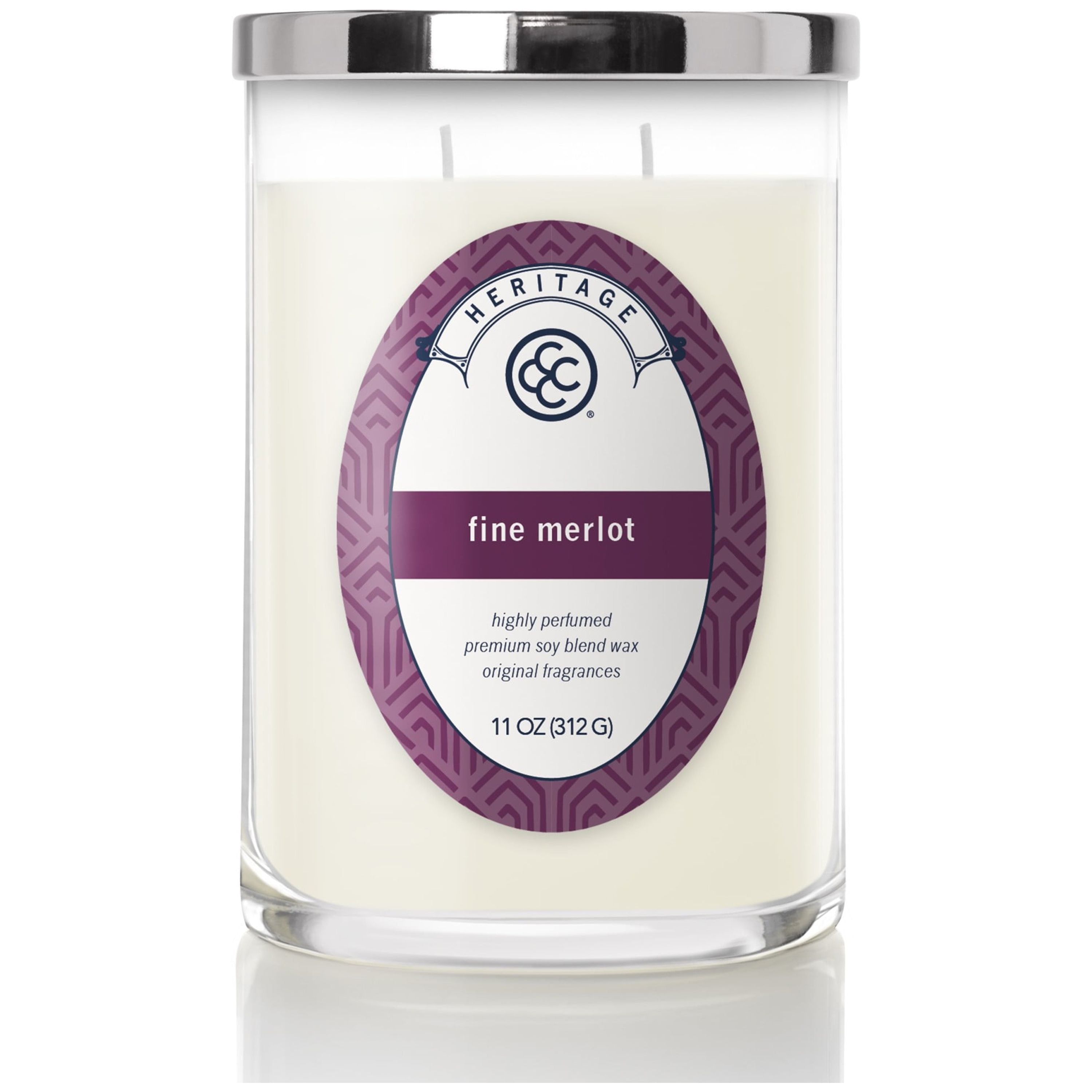 Colonial Candle Fine Merlot Scented Jar Candle Classic Cylinders 11