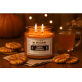 thumbnail image 1 of Colonial Candle M Baker Pumpkin Shortbread Scent Jar Candle, 2 Wick, 14 oz, 60 Hours Burn, Aromatic, 1 of 8