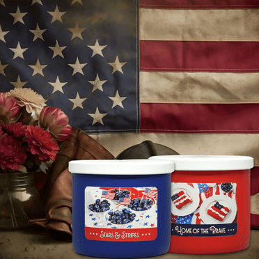 Colonial Candle 3-Wick Scented Jar Candle Bundle, Patriot's Pride Pack, 14.5 oz Set of 2, 120h Burn, Aromatic