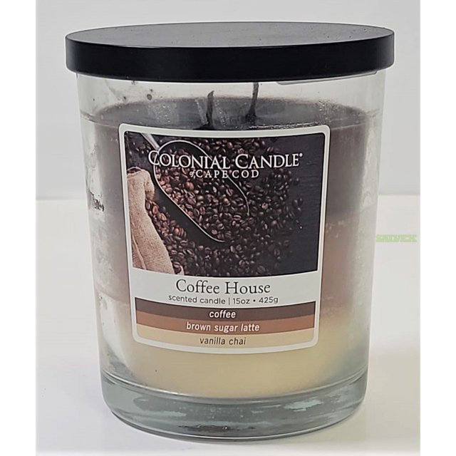 Colonial Candle of Cape Cod Coffee House Trilayer 15oz Candles (1 x 40
