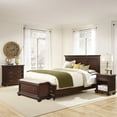 thumbnail image 1 of Colonial Classic Dark Cherry Bed, Night Stand, Chest, and Bench-Size:King, 1 of 6