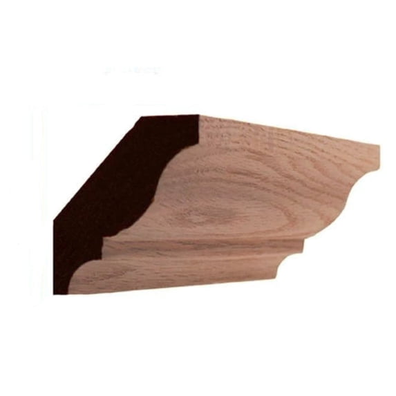Colonial Crown Molding EWCR11, 3/4" x 2-5/8", Red Oak, 95"