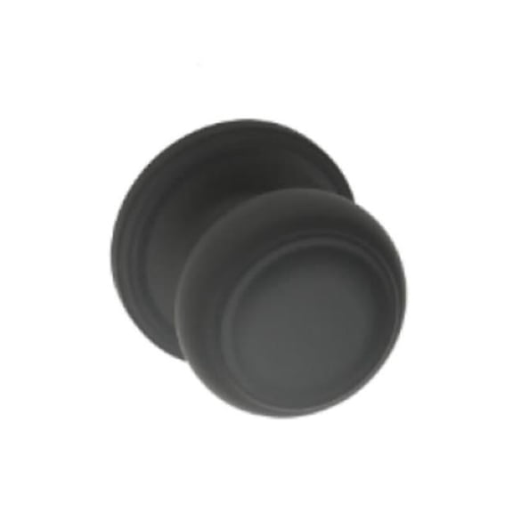 Colonial Half Dummy Knob, Black
