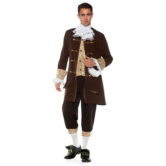 Underwraps Colonial Men's Halloween Costume with Jacket for Adult, 2XL