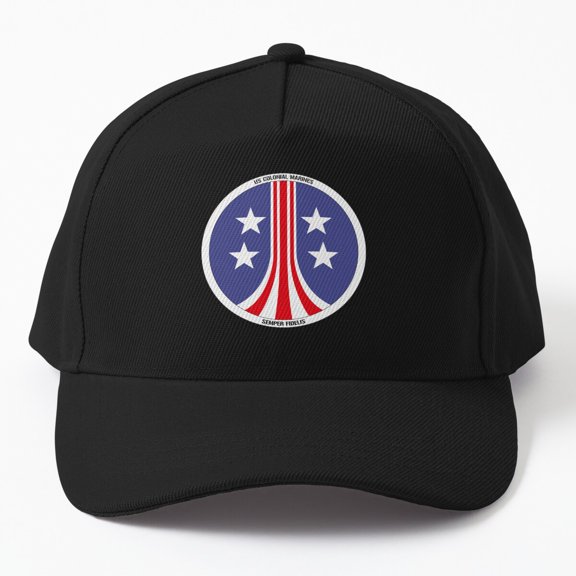 Colonial Marines Baseball Hat, Military Unit Logo-Inspired Graphic Design, Classic Service Cap