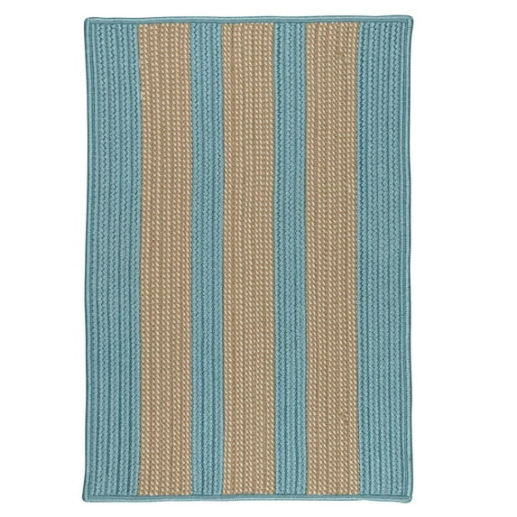 BT49R120X156S Boat House - Light Blue 10x13 Rug, 100% Polypropylene - Rectangle.