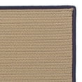 thumbnail image 1 of Colonial Mills 10' x 14' Navy Blue and Brown All Purpose Handcrafted Reversible Rectangular Outdoor, 1 of 2