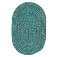 thumbnail image 1 of Colonial Mills  Flibustier Bright Indoor/ Outdoor Braided Oval Area Rug Turquoise 10X14 10' x 14' Oval, 1 of 2
