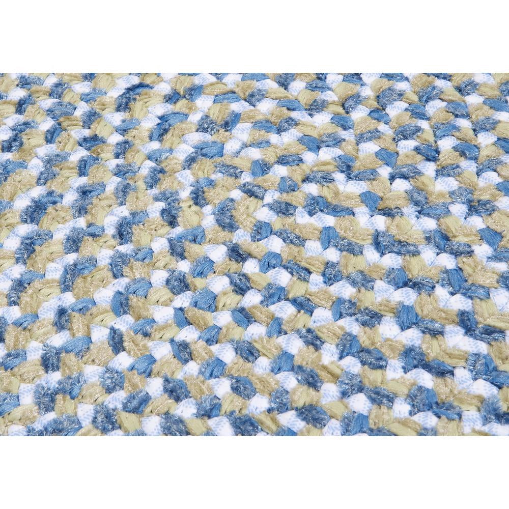 Round Confetti Rug TI59R144X144 Confetti - Blue 12 round Rug, 50% Chenille/40% Polyester ...