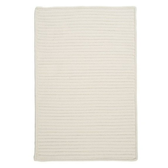 Colonial Mills 12' White Square Area Throw Rug
