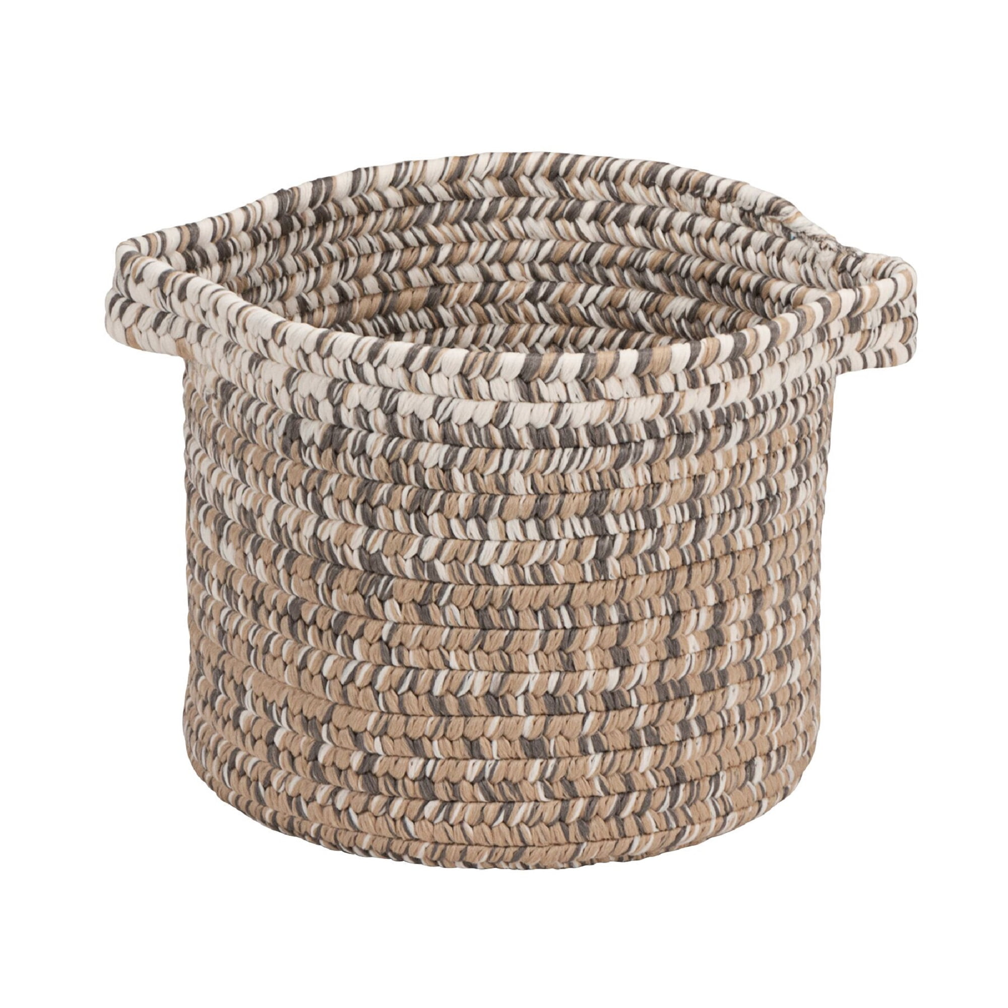BRAIDED HEADBAND IN BLACK AND TORTILLA BROWN TRIM FABRIC 381461