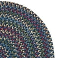 thumbnail image 1 of Colonial Mills 14' x 14' Navy Blue and Red All Purpose Handcrafted Reversible Round Area Throw Rug, 1 of 5