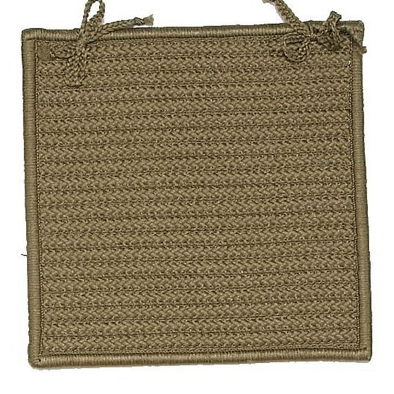 Colonial Mills 15" Sherwood Green Handmade Braided Chair Pad