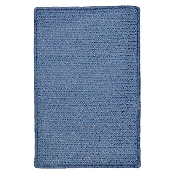 Colonial Mills 2' x 10' Petal Blue Rectangular Braided Area Throw Rug